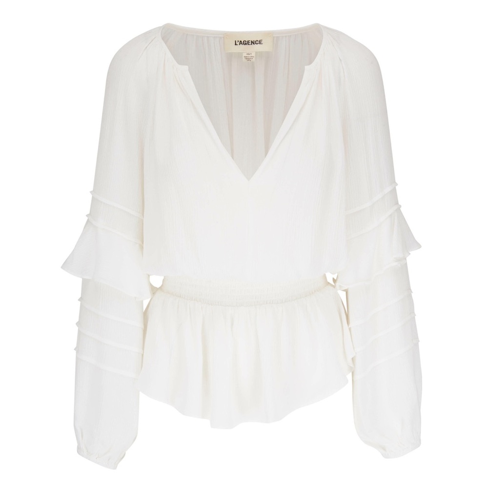 EUC L’agence Brigitta Ruffled Blouse